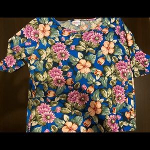 LulaRoe Julia pencil cotton dress  floral